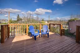 Modern 2BR • Private Deck • Near DT & Transit