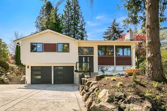 Family-Friendly Modern Home,Mercer Island, Garden